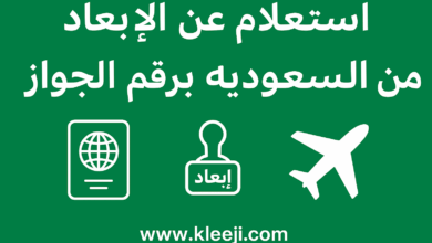 استعلام عن الإبعاد من السعودية برقم الجواز