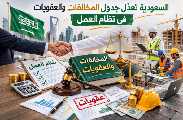 جدول المخالفات والعقوبات لنظام العمل