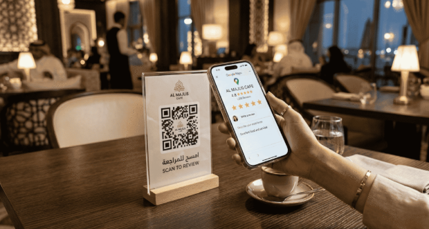استخراج رابط التقييم جوجل ماب المباشر